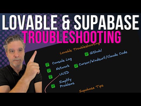 Lovable and Supabase Troubleshooting Tips